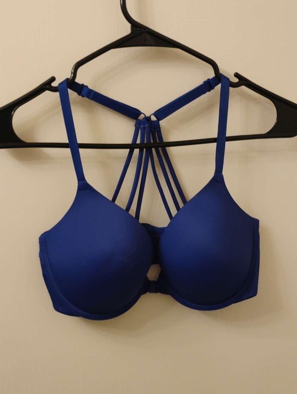 PINK Victoria's Secret Wear Everywhere Push-Up- Strappy Back  - Royal Blue